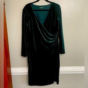Ralph Lauren Velvet dress size 16